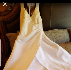 Alfred angelo Designer Wedding Dress Hand- Embroid